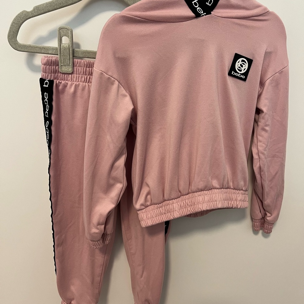 Bebe Pink Jogger Sweatsuit -4T